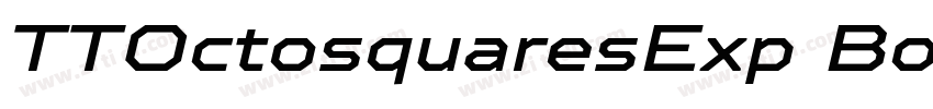 TTOctosquaresExp Bol字体转换